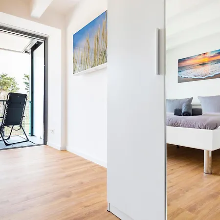 Prora - Ferienwohnung Mit Balkon Und Waschmaschine - Duenenheide 3,3 דירה *